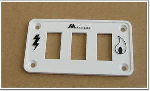 PANEL, 2 SWITCH&LIGHT